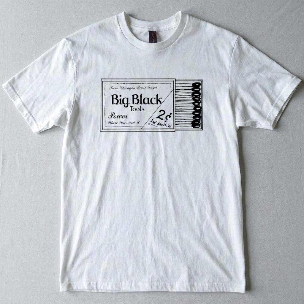 BIG BLACK 'Matches' T Shirt, Shellac 80s Noise Rock Tee Industrial Post Punk Shirt Vintage Style Alternative Graphic Unisex