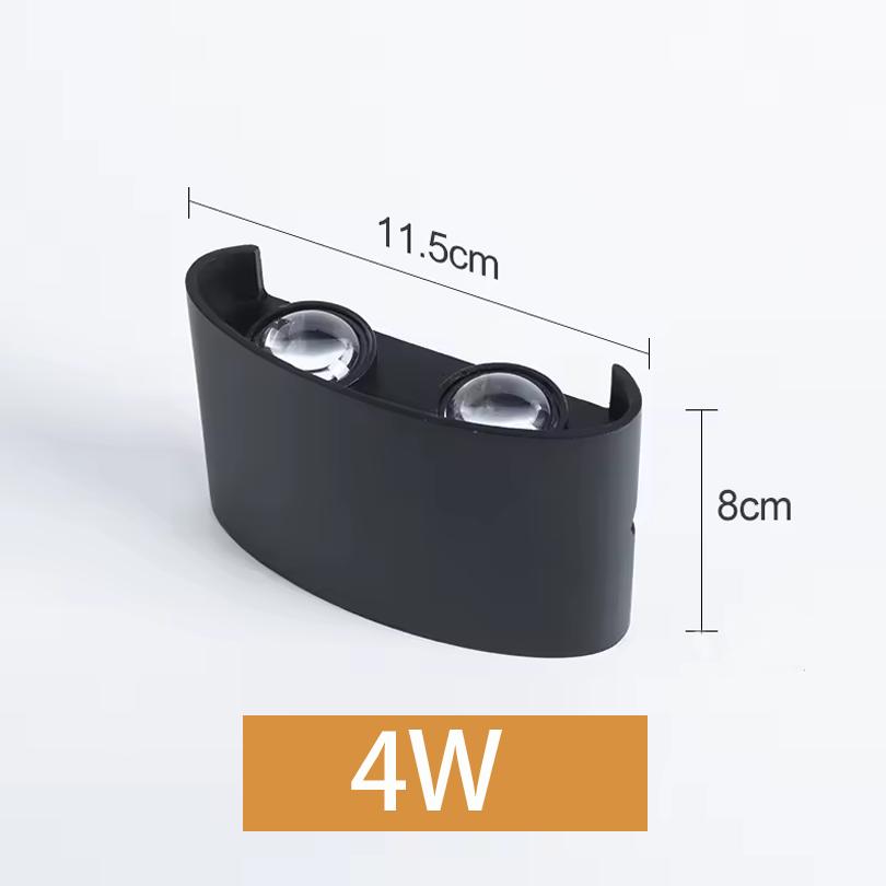 LED Wall Lamp 2W 4W 6W 8W 10W AC 85-265V Waterproof IP66 High Brightness Indoor And Outdoor Garden Decorative Lamp