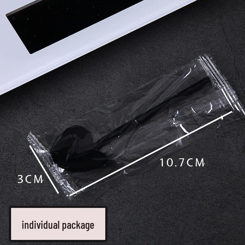 OIMG Disposable Heart-Shaped Ice Cream Spoons
