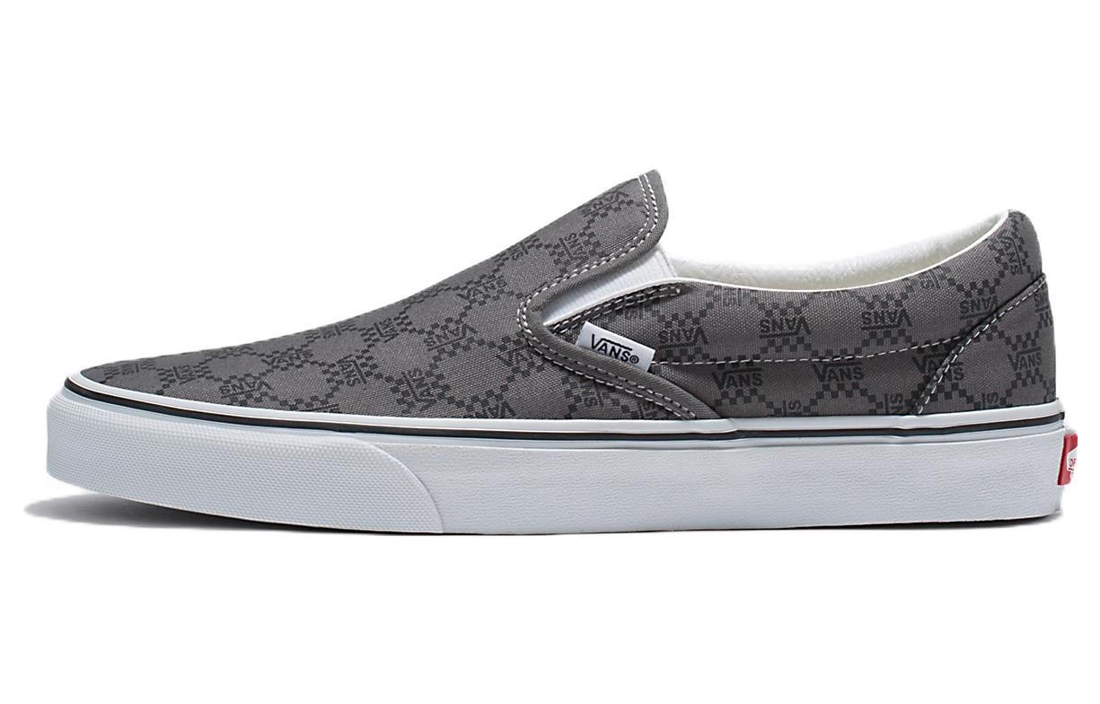Vans Classic Slip-On Monogram Pewter 36