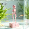 Paesaggio Horror Sottomarino Decorazione Scheletro Danzante Aeratore Acquario con Articolazioni Mobili per Decorazioni Acquario di Halloween, Accessori Spettrali