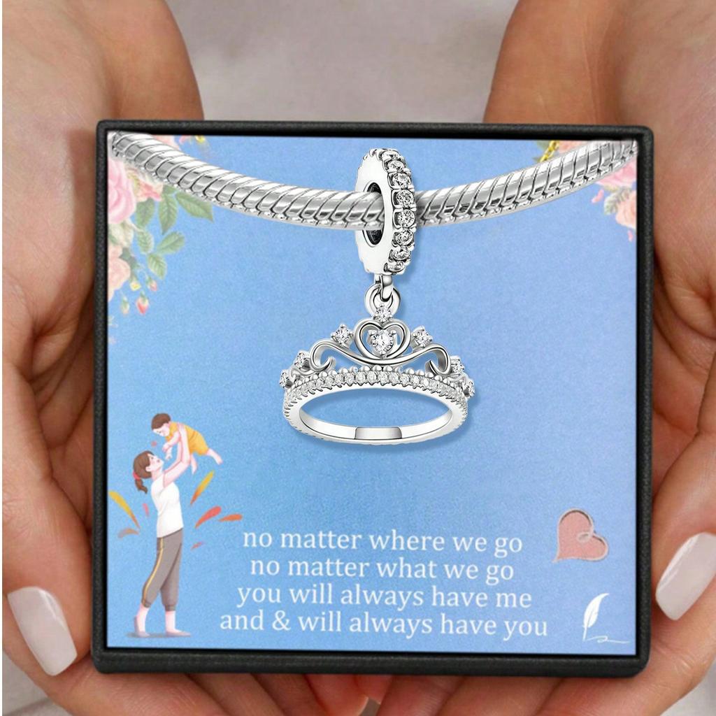 Copper Gift Box Style Fashionable Round-The-World Traveller Aircraft Charm Bead Fit For Women Bracelets Bangles Diy