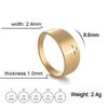 EUEAVAN 2026 Trend Hollow Cross Ring for Woman Stainless Steel Christian Jesus Rings Fashion Engagement Religious Jewelry Gifts