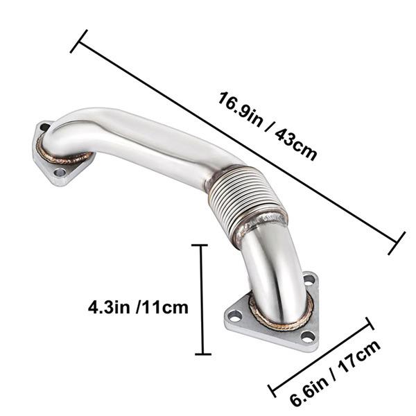 Fits 2001-2016 Chevrolet & GMC Duramax Exhaust Pipe