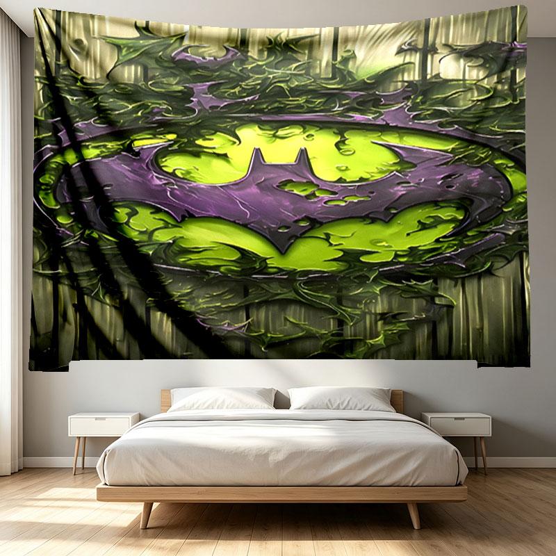 Superheroes Print Tapestry - Portable Wall Decor Cloth, for Home, Dorm, Travel, Bedroom, Living Room - Ideal Birthday Housewarming Gift