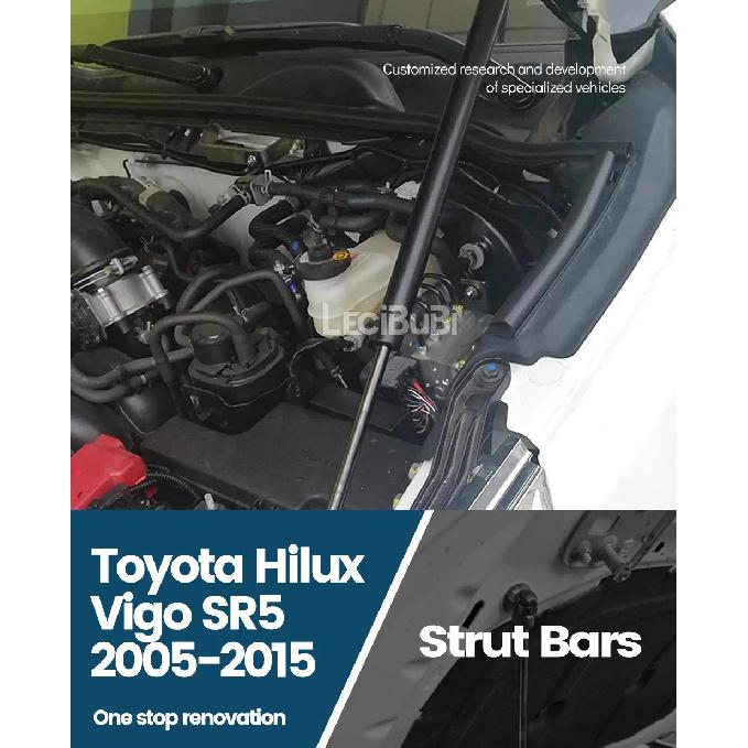 For Toyota Hilux Vigo MK6 2008-2014 1pcs Rear Tailgate Strut Gas Shock Damper Lift Slow Trunk Support Rod 2011 2012 2013