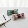 Water Repellent Glasses Storage Bag Creative Wave Point Bird Cloth Snap On Eyewear Pouch for Outdoor