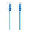 Aisens Network Cable RJ45 LSZH Cat.6A 500 MHZ UTP AWG24 - 1.5m - Halogen Free - 10 Gigabit/s - Blue Color-A145-0574