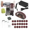 A60ZEU Plug,Belt Sander,Adjustable Speed Electric Knife Sharpener,15Degree Belt Grinder,Power Belt Sander For Woodworking Durabl