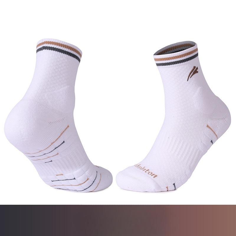 Men's Professional Running Badminton Sports Deodorizing Antibacterial Boneless Quick Dry Non Slip Socks