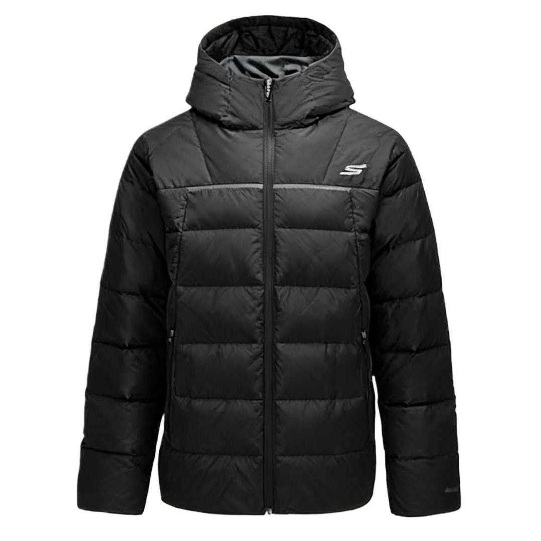 Skechers Comfortable Sports Series Comfortable Skin-Friendly Hooded Down Jacket Men outerwear P425M018-0018 M