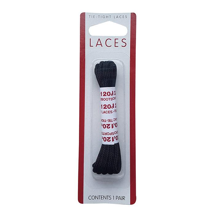Fine Round Sports / Boot Lace 120cm Black