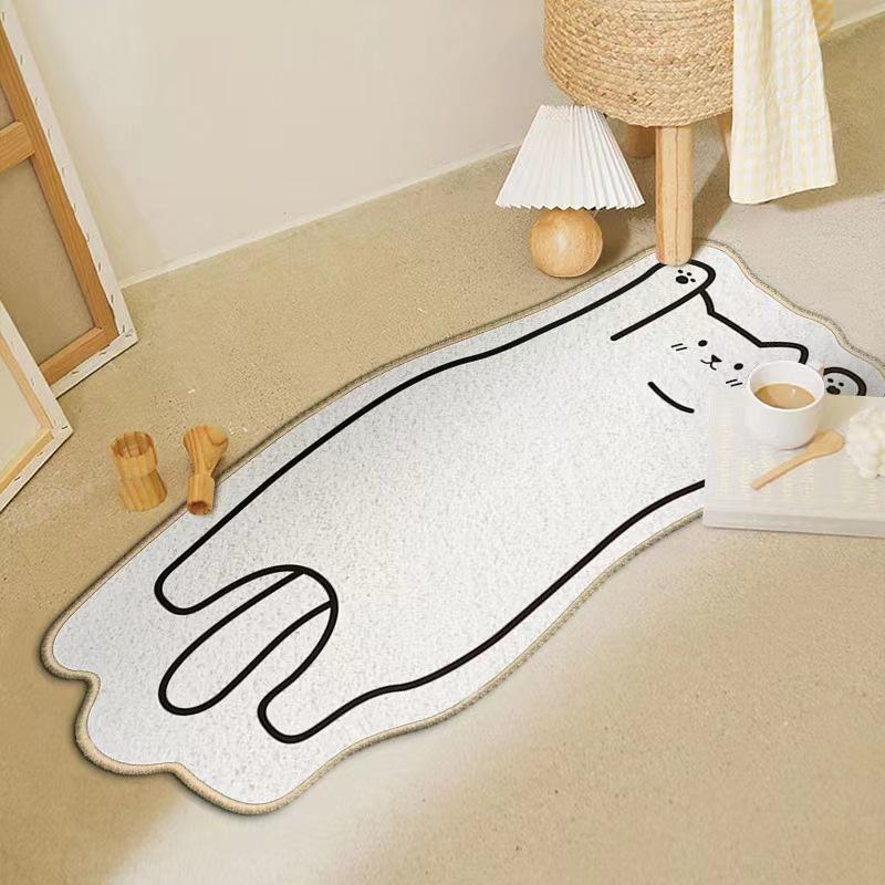 Luxury Abstract Art Rug with Non-slip Lining - Comfortable and Versatile Home Decor