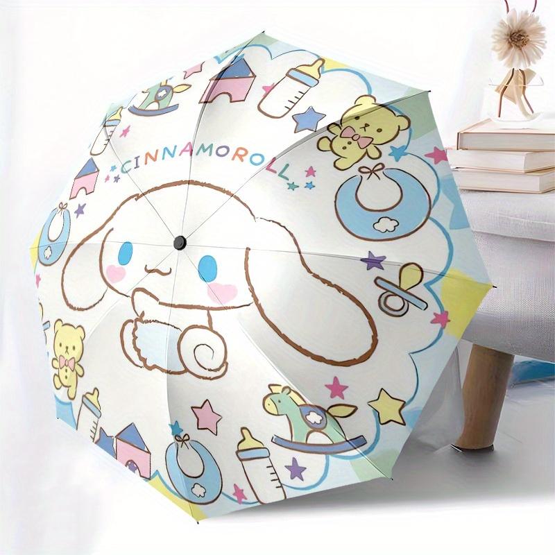 1pc Cinnamoroll Baby ItemsUmbrella with Plastic Handle,Suitable for All Seasons Home Travel Outdoor UmbrellaSanlio167