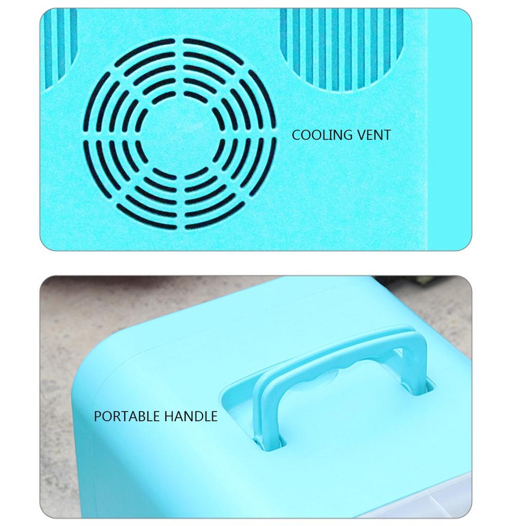 20L Mini Portable Home Car Refrigerator Low Noise Car Refrigerators Freezer Cooling Heating Box Fridge