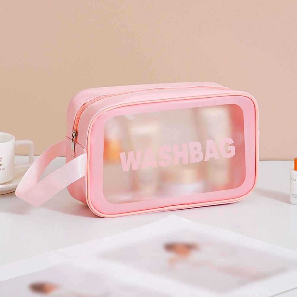 Large Capacity Toiletries Bag Transparent Storage Lightweight And Compact