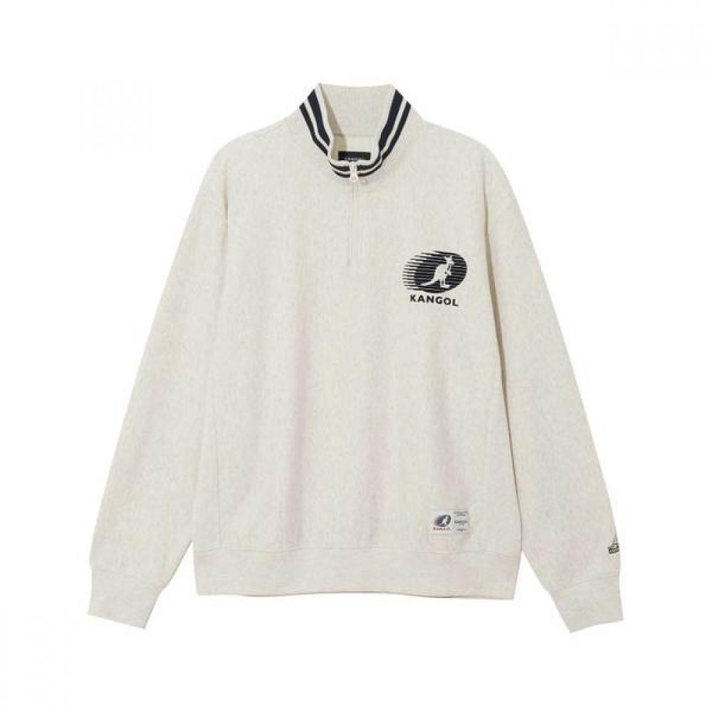 Кенгол Раш Лого Халф Зип Свитшот Овсяный Krecrt17740 XL