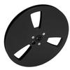 1 4 7 Inch Empty Tape Reel 3 Holes Aluminum Alloy Universal Open Sound Recording Tape Empty Reel for Recording Black