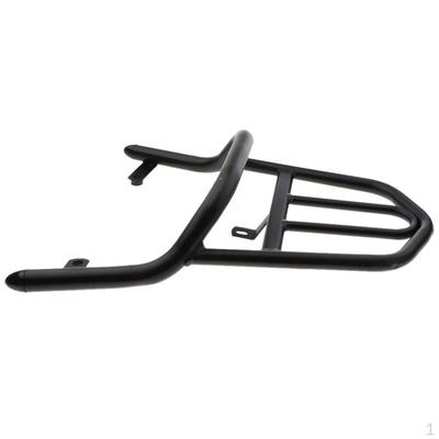 Soporte trasero para portaequipajes CNC para motocicleta (2 colores) , Negro, como se describe