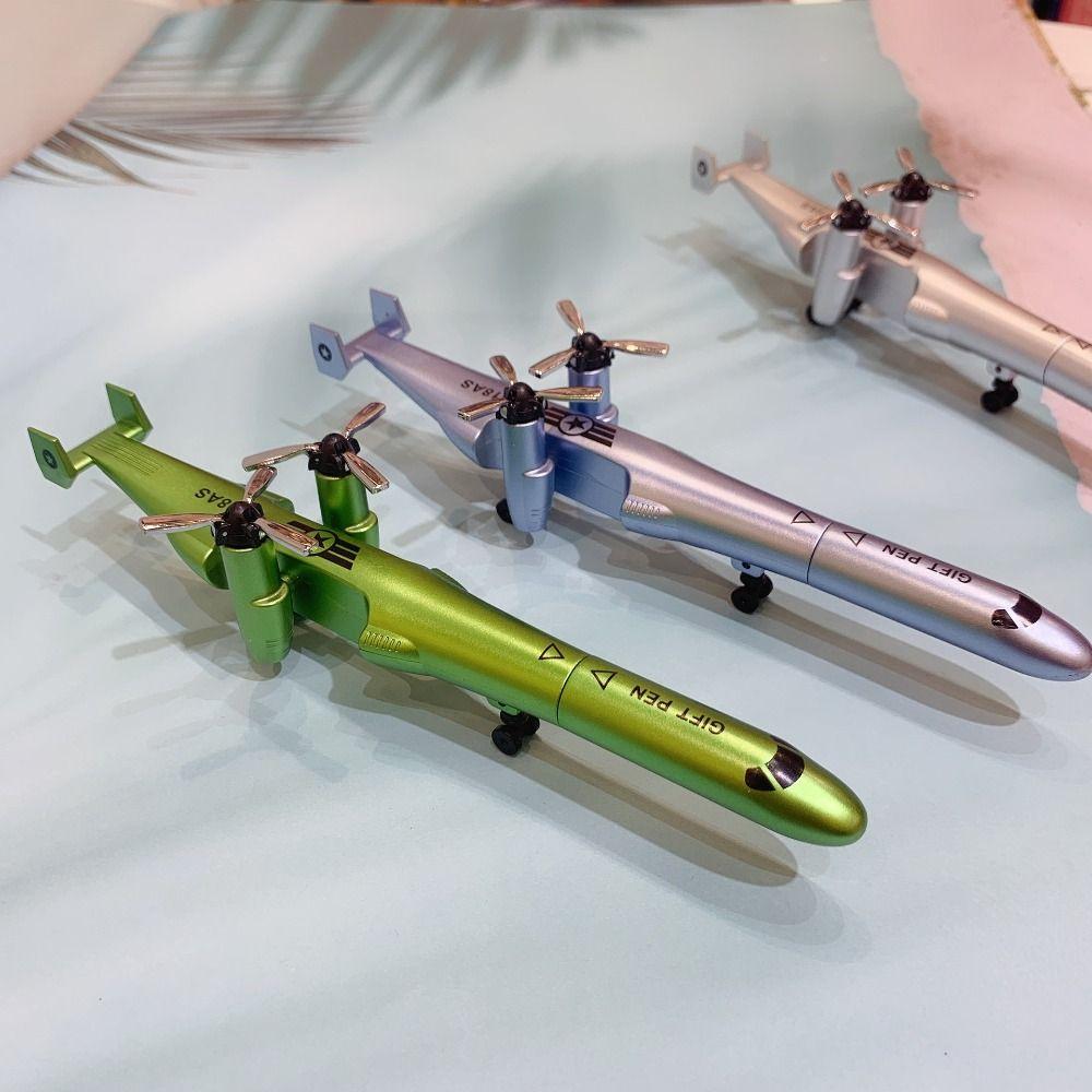 Lustiger Helikopter-Stift Flugzeug Kugelschreiber Kreatives Verformungsspielzeug Geschenk zum Kindertag