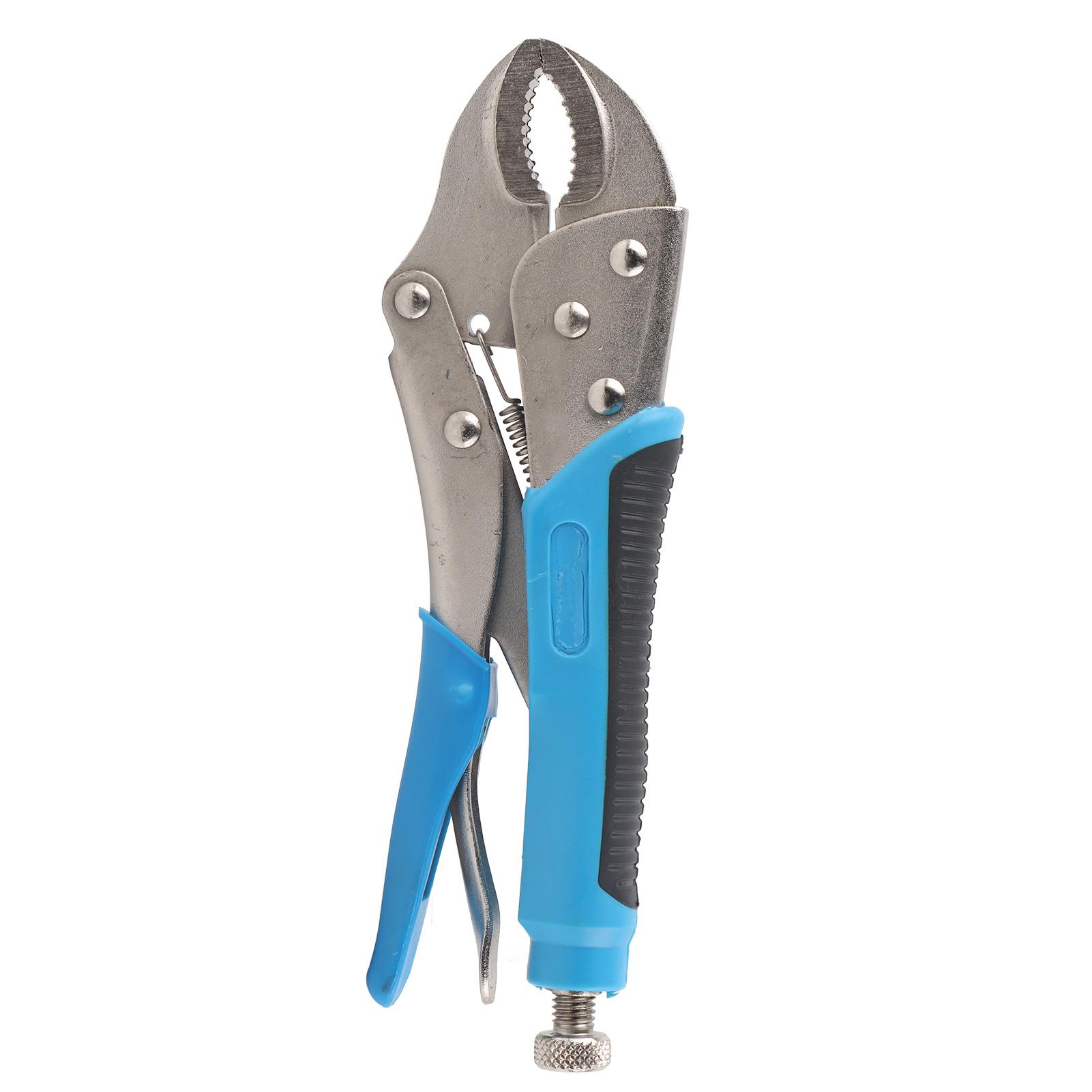 

10 Inch Curved Jaw Grip Locking Pliers Riveting Welding Clamping Tool
