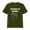 Everyday IM Shufflin Classic T Shirt Funny Cartoon Lover  vintage Washed Versatile Stretched Slightly streetwear Casual