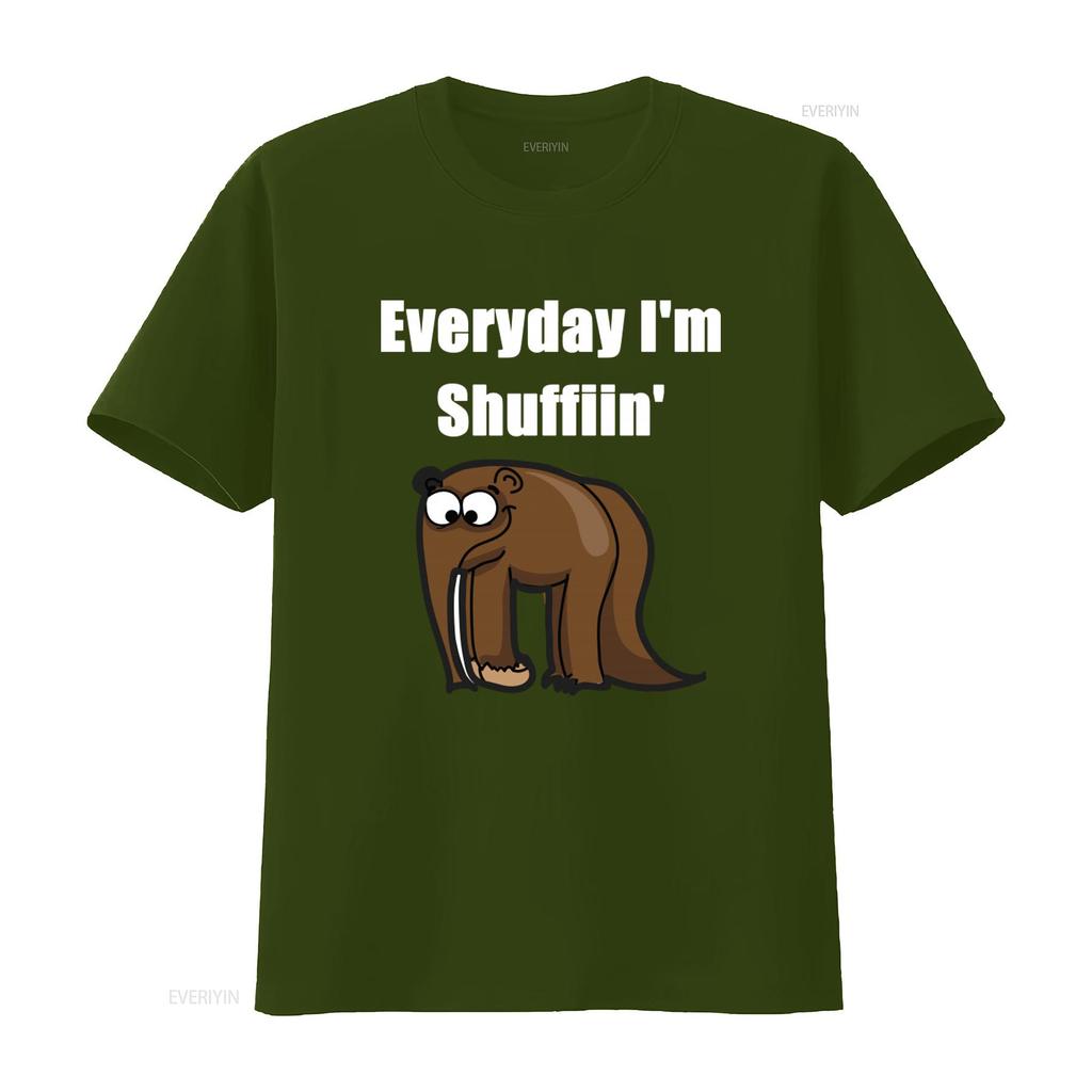Everyday IM Shufflin Classic T Shirt Funny Cartoon Lover vintage Washed Versatile Stretched Slightly streetwear Casual