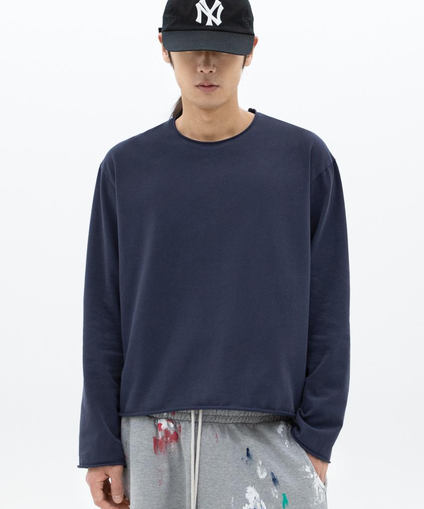 BRENSON Pitched Off-Cut Long Sleeve (Khaki Beige)