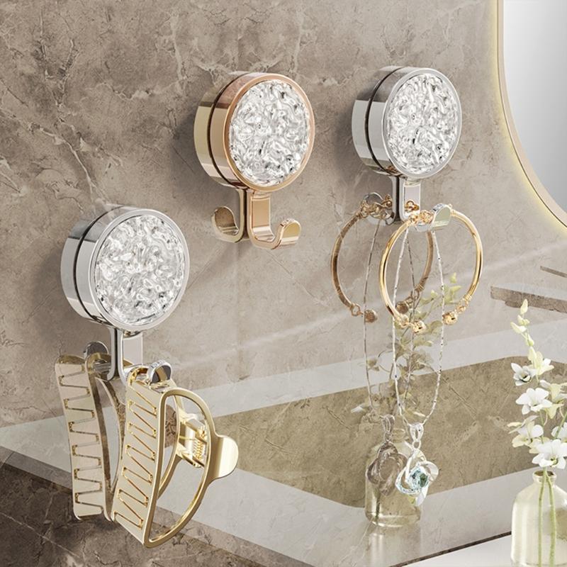 4 Stück Klebehaken Badezimmer Rostfrei Wasserdicht Starke Tragkraft Wandhaken Aufbewahrung Organisiert Ideal für Mieter