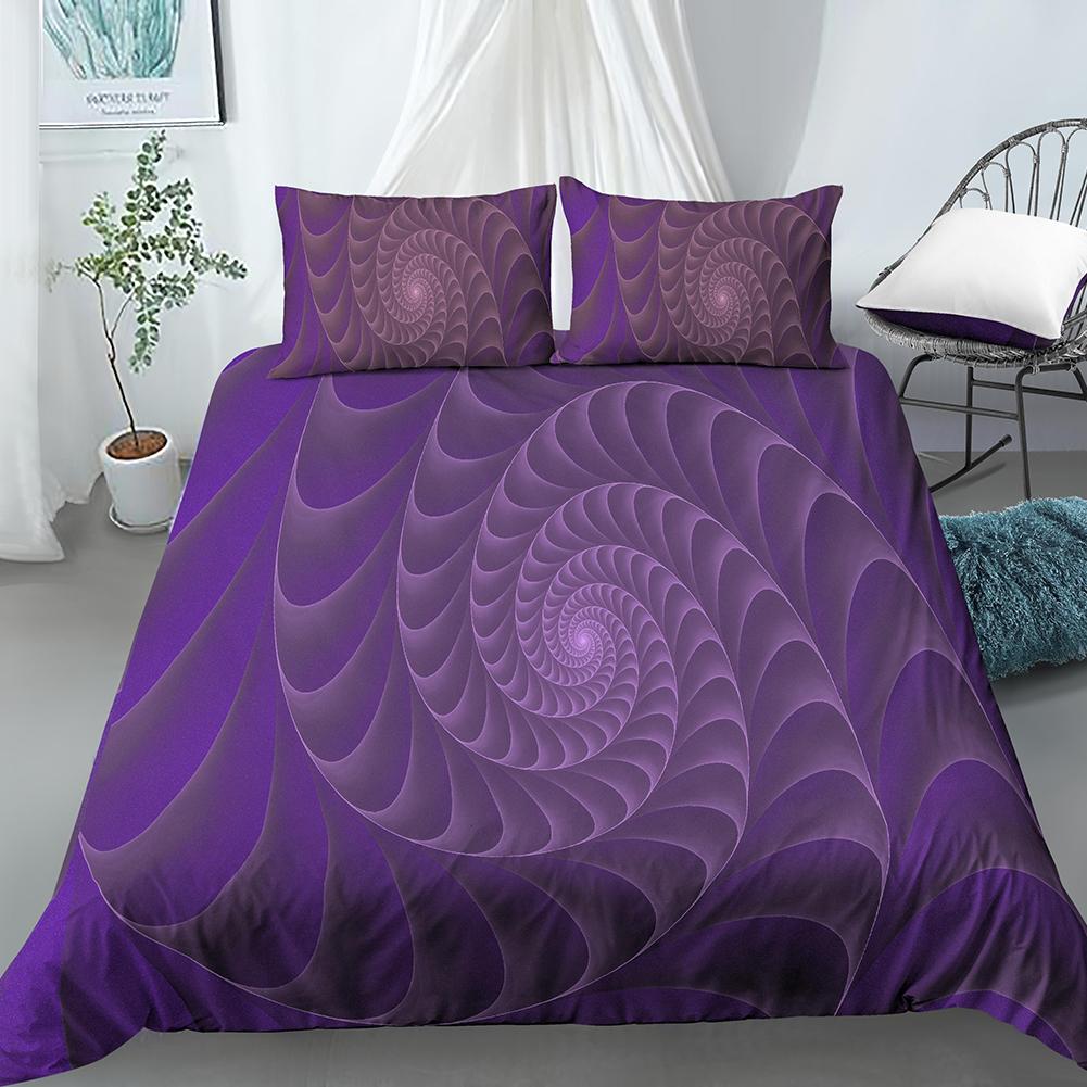 Geometric Duvet Cover Set Bohemian 3D Print Polyester Comforter Cover King Queen Twin Size with Pillowcase for Kids Boys Girls