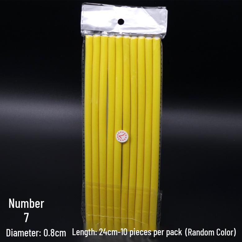 Heatless Sponge Hair Curlers: Rubber Rods for Lazy Curling, Combine into Sets.