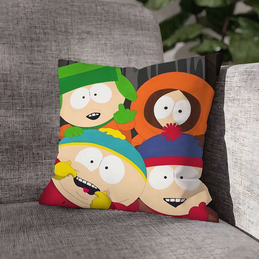 S-SouthES Cute P-Park Pillow Case For Sofa Decor Car Office Room Printing Cushion Cover Decorations and Protector