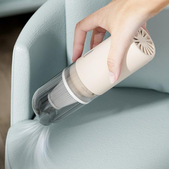 Handheld Car Vacuum Cleaner with Strong Suction Cordless Mini Portable Dustbuster Rechargeable Hair Removal Cleaning Tool for Car Interior Desk Sofa
