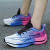 New Mens Athletic Shoes Racing Carbon Plate Athletic Running Shoes Light Slip-Resistant Professional Track Field Training Shoes Tennis Shoes