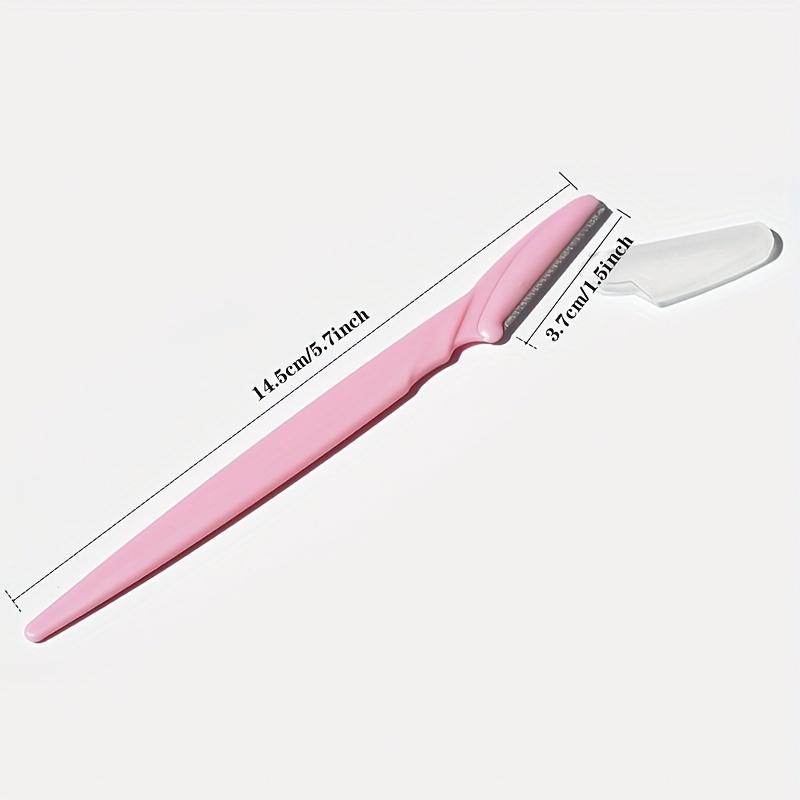6PCSSafety Eyebrow Razor Straight Handle Anti-Scratch Men and Women Special Eyebrow Razor Beginner Eyebrow Shaving Razor