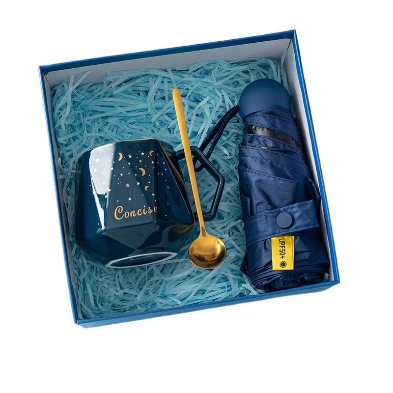Fan Towel Soap Candle Vacuum Flask Ceramic Bottle Gifts Set Corporate Business Wedding Gifts for Education & Insurance