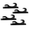 4Pcs Acrylic Sword Display Holder Black Acrylic Sword Display Wall Mount Sword Stand  Shop Display