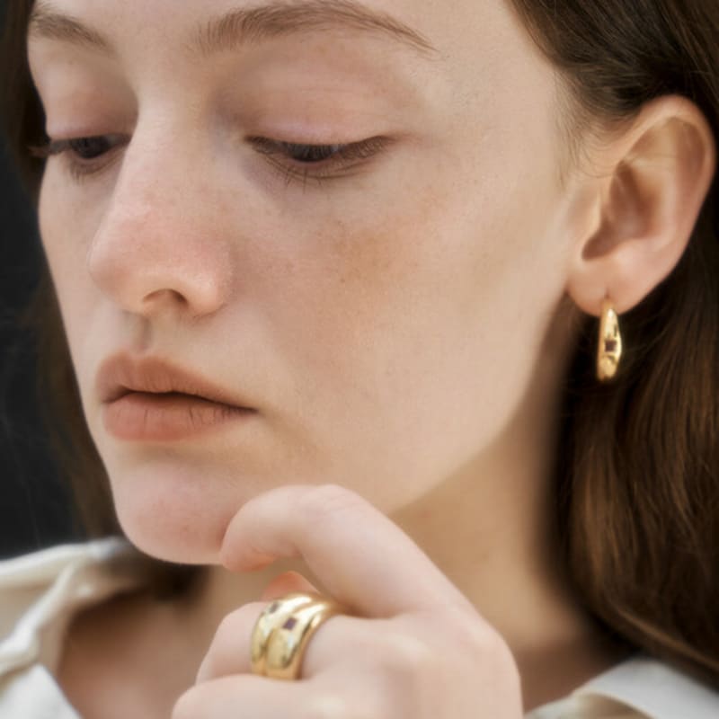 RAWFINED 23SS Dome Cubic Ring