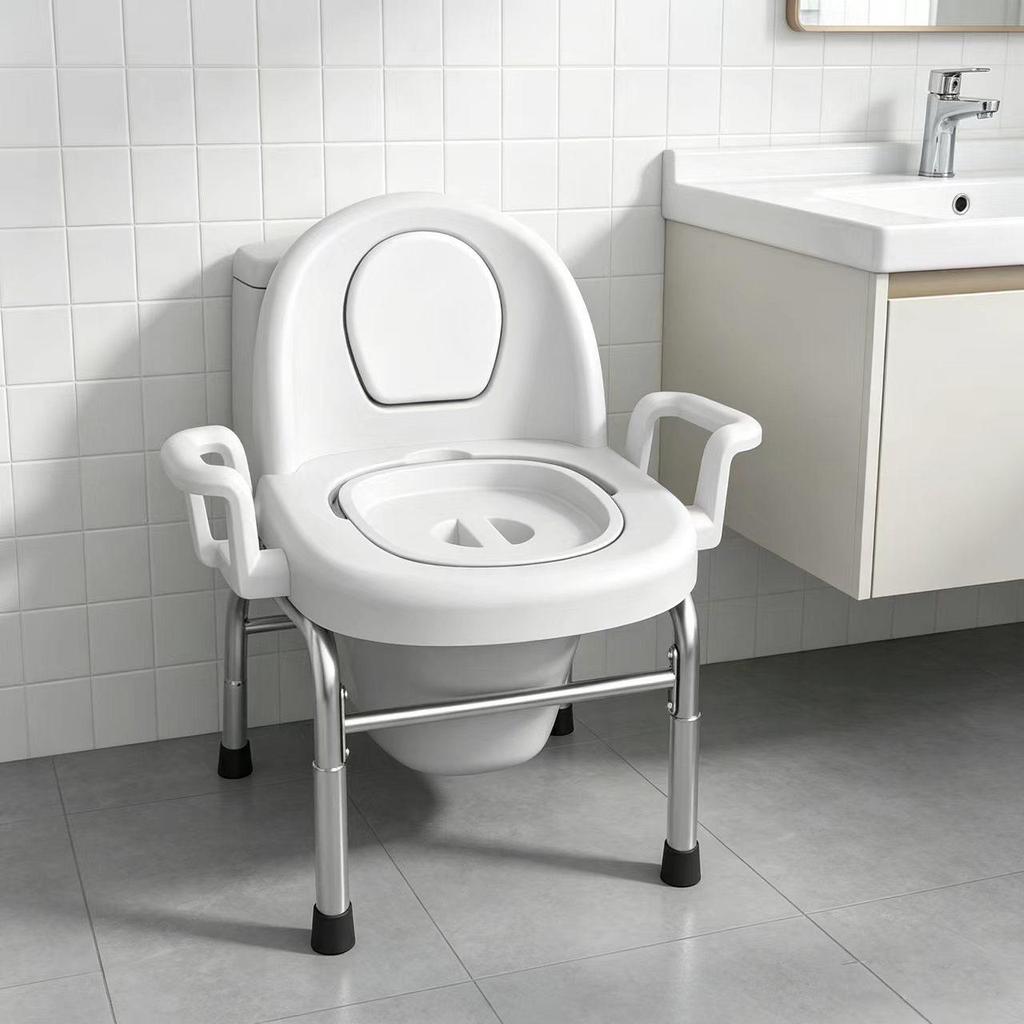 Portable Indoor Toilet Seat for Elderly and Pregnant Users