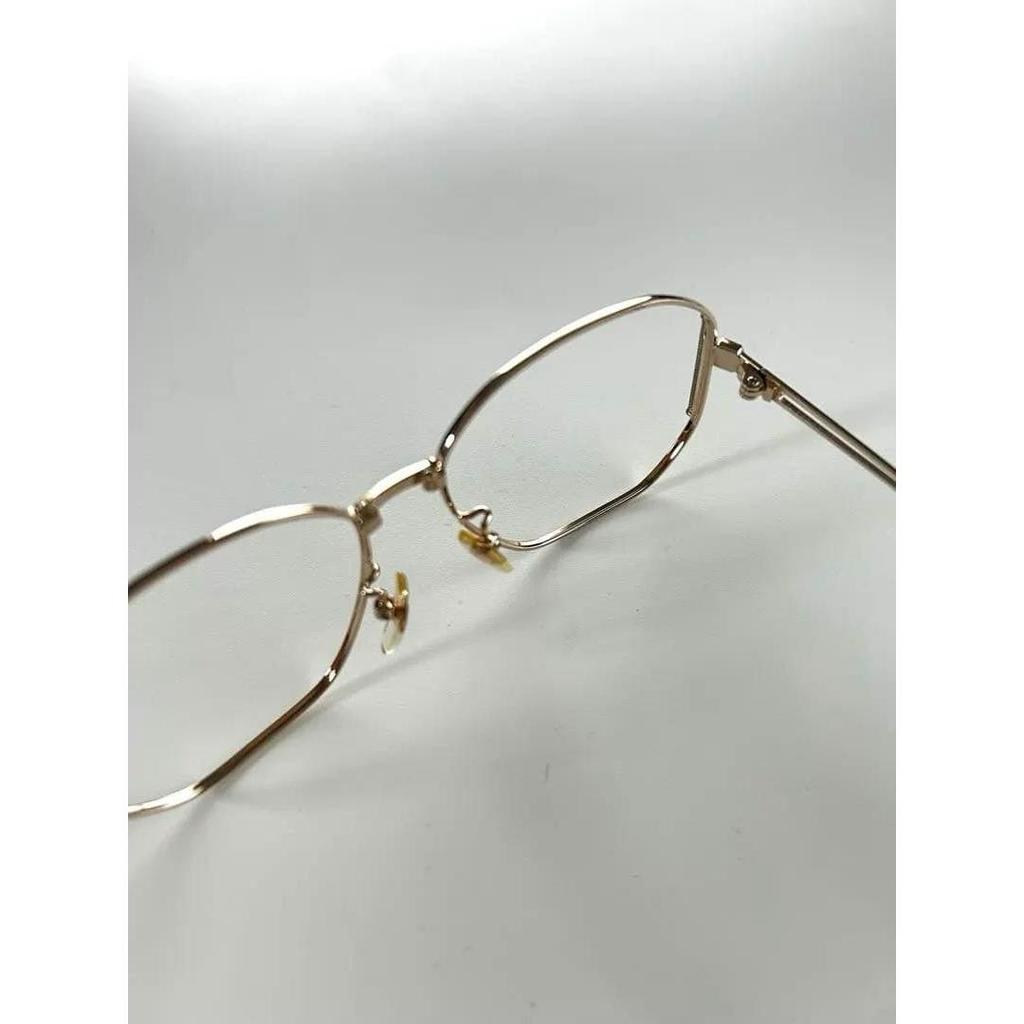 Used MARIO VALENTINO gold frame glasses NO.276