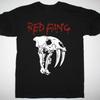 Vtg RED FANG NEUER SCHÄDEL Baumwolle Schwarz Unisex Vollgröße T-Shirt MC168