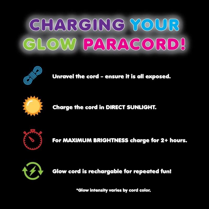 10M Luminous Rope 9 Strands 4mm Paracord Nylon 550 Tent Cord Outdoor Parachute Lanyard Camping Survival EDC Glow in The Dark