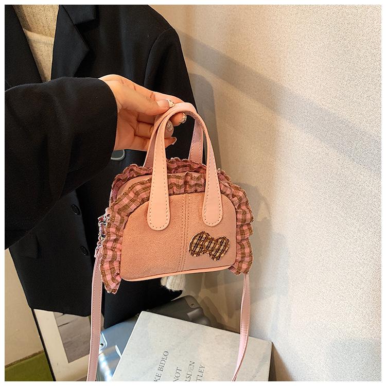 

Elegant Retro High-End Women s Crossbody Handbag - 2025 Autumn/Winter Fashion 13 x 6.5 x 10 cm розовый