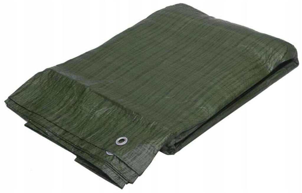 Protective waterproof tarpaulin, green, universal, 3x3 m