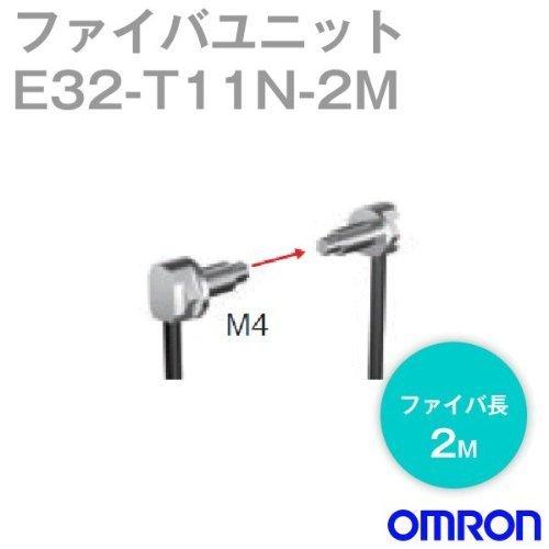 OMRON E32-T11N 2M Right-Angle (L-Shaped Contact) Through-Beam, M4 Thread, Bend Radius R1