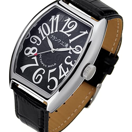 Frank Miura Watch Reissue Modified Japans Four Major Brands Model 6 Quartz Mens (Hyper Black)