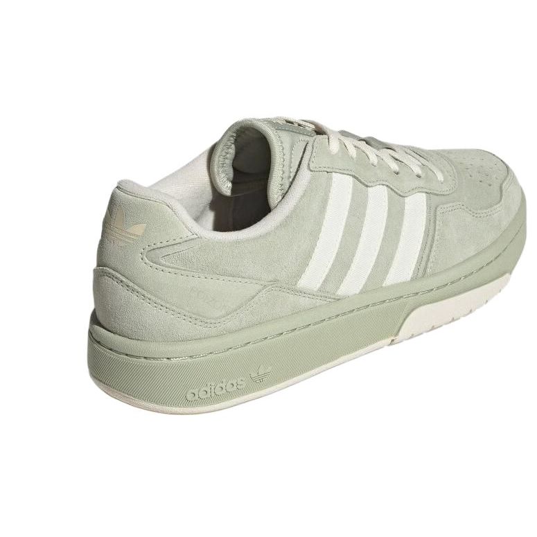 adidas Originale Courtic Stoff Synthetikleder Wildleder Bequem Vielseitig Low-Top Lifestyle Freizeitschuhe Unisex Sneaker Hellgrün ID6071