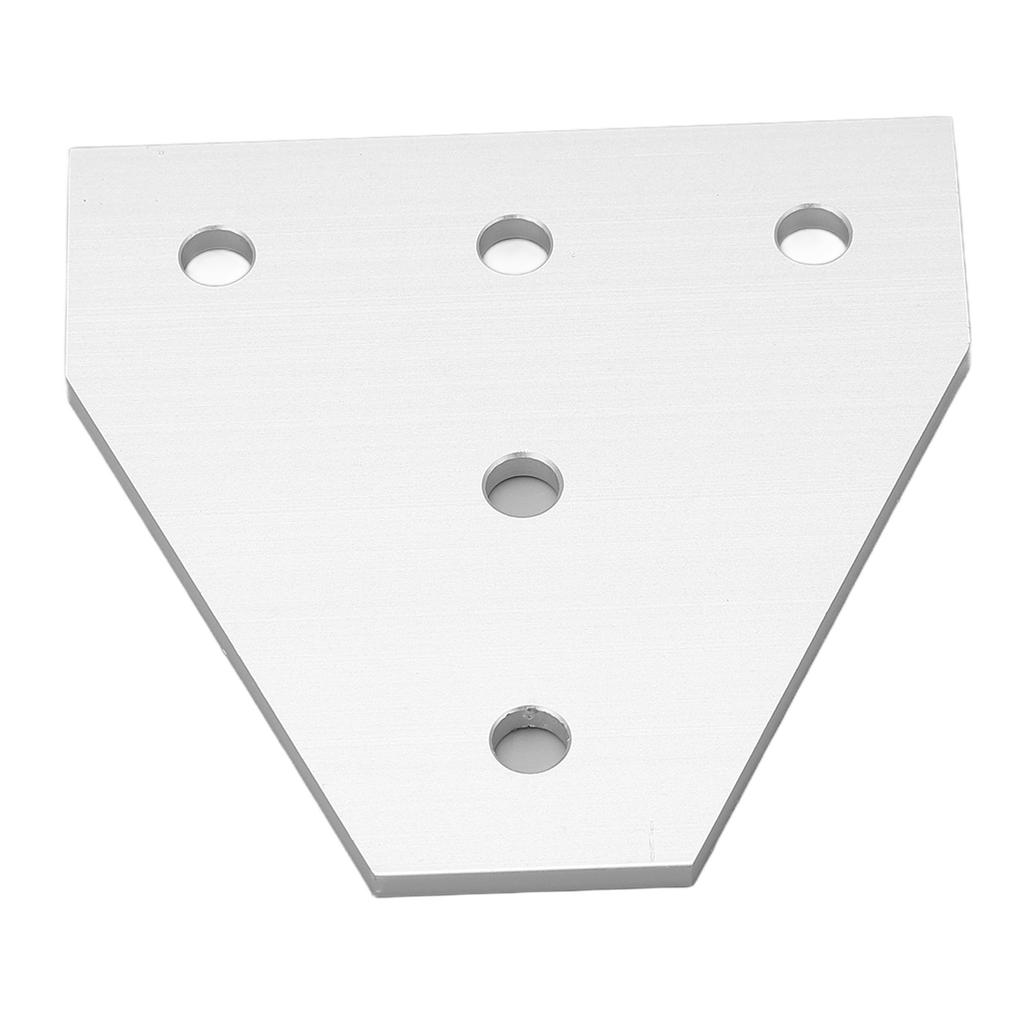 5PCS Flat Tie Plate Aluminum Alloy 5 Holes Compression Resistance Repair Mending Plate Bracket for Industrial