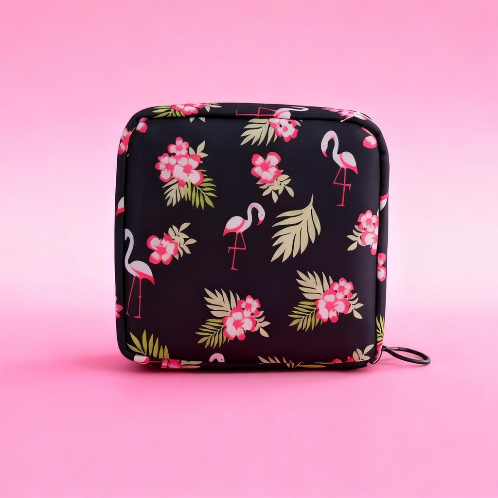 Diaper Sanitary Napkin Storage Bag Nylon Sanitary Pads Package Bags Coin Purse Jewelry Organizer Credit Card Pouch Case