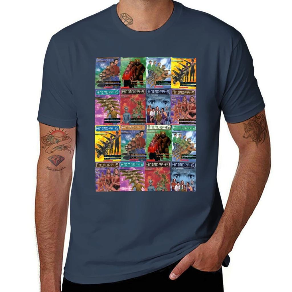 Animorphs Book Covers Tshirt Summer Casual Loose Tshirt